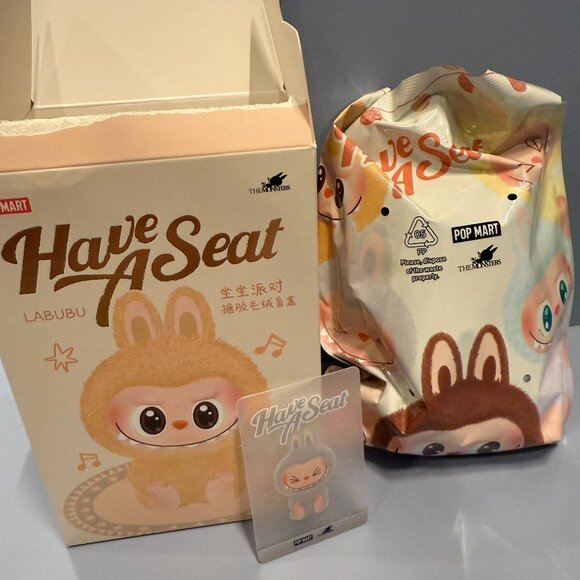 POP MART Labubu - Have a Seat – Hehe – 100% Authentic – Sealed Bag - Picture 1 of 1